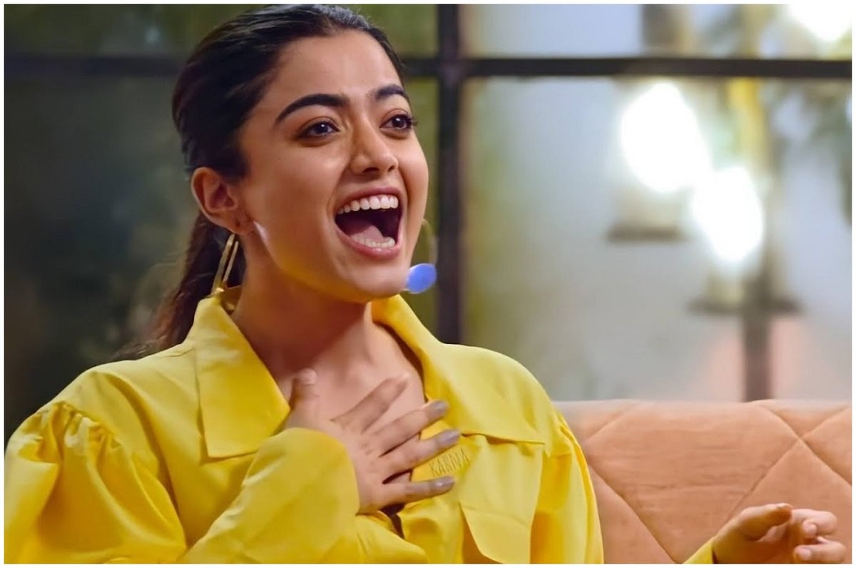 फिल्म ‘पुष्पा’ की एक्ट्रेस Rashmika Mandanna ने बदली पोजिशन, हुईं Oops मूमेंट का शिकार